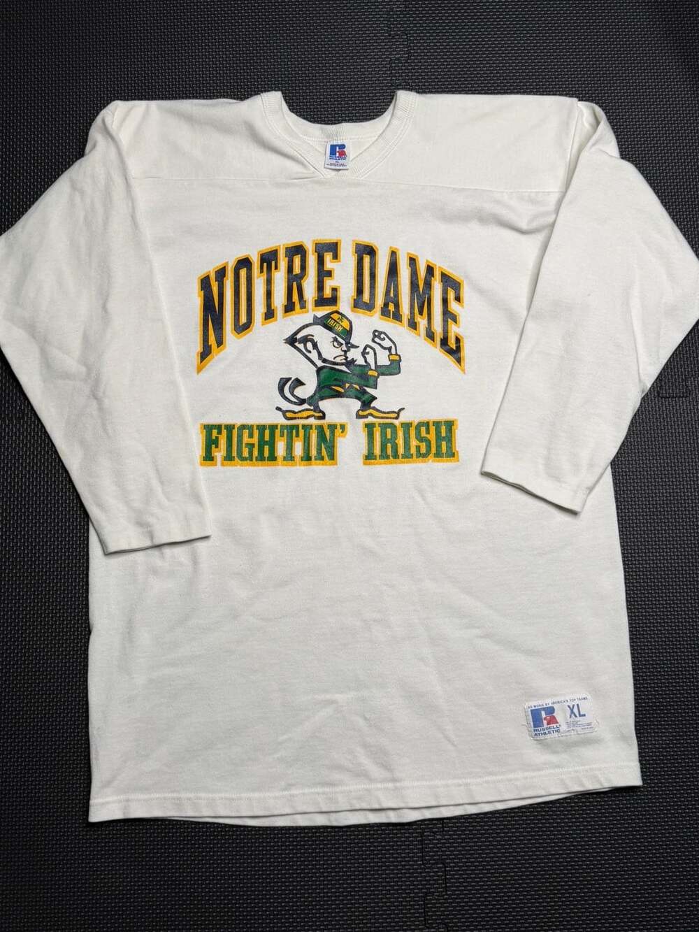 90s Russell Athletic Notre Dame Fighting Irish T-Shirt Size XL Vintage